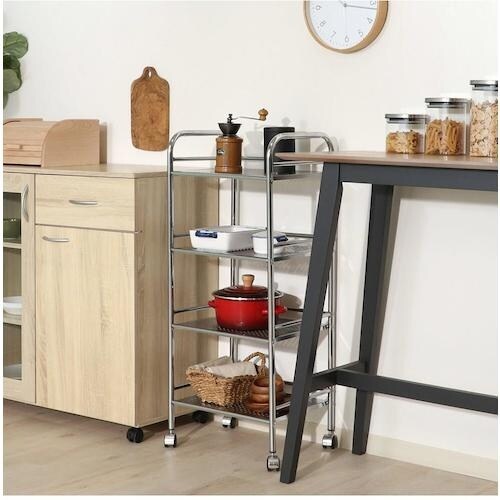 不二貿易 マルチワゴン4段 CR/CR