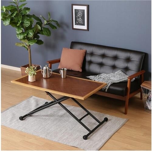 不二貿易 昇降テーブル シルビア ツートン