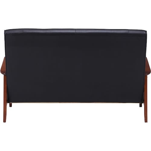 不二貿易 ハイバックPUソファー フレンズDBR