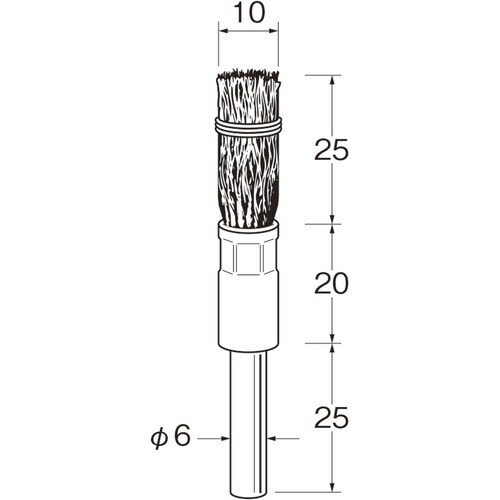 リューター 筒型ブラシ