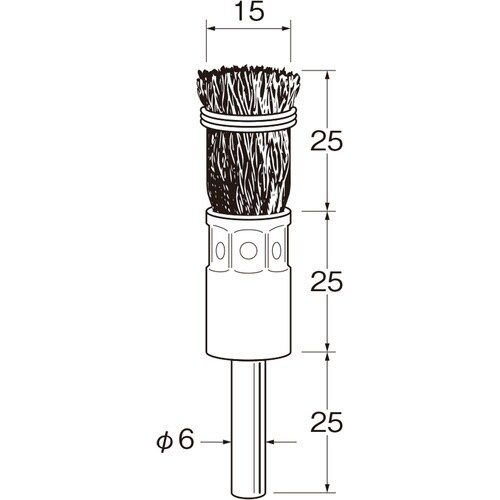 リューター 筒型ブラシ