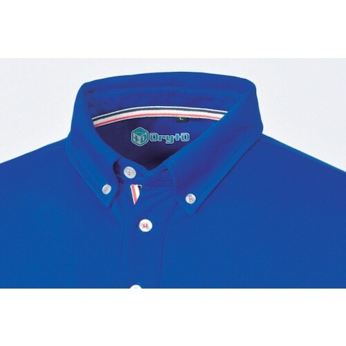 桑和 50391 半袖ボタンダウンポロシャツ(胸ポ