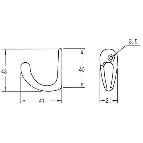 ニッサチェイン 170大黒カラーコート掛(50個入