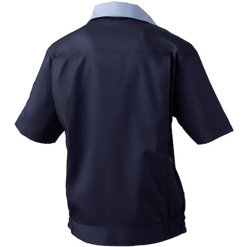 桑和 VA412 レディース半袖ブルゾン ネイビー