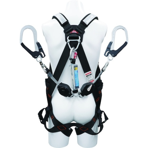 MARVEL フルハーネス用巻取式ツインランヤード