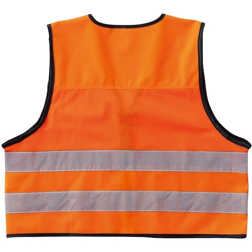 桑和 80003 メッシュベスト 蛍光オレンジ F