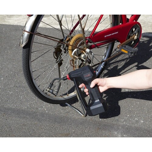 TASSCOM 電動エアーコンプレッサー ライト付