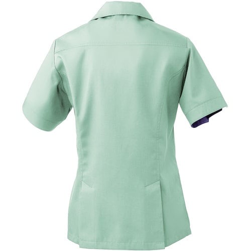 桑和 422 レディース半袖スモック モスグリーン