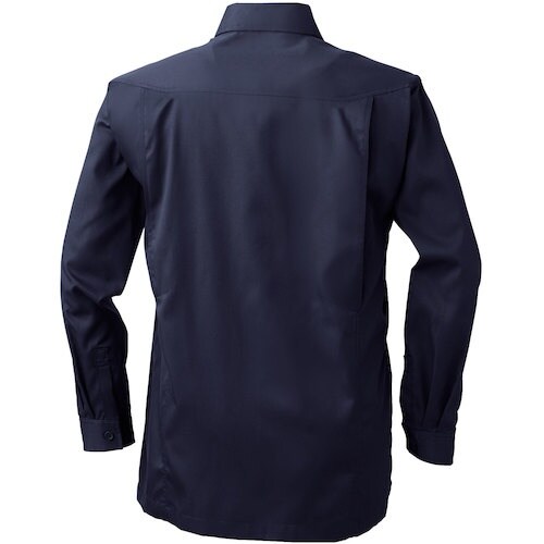 桑和 VA415 長袖シャツ ネイビー 3L