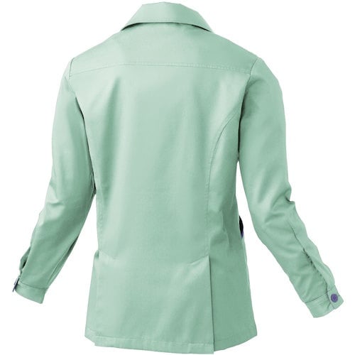 桑和 424 レディース長袖スモック モスグリーン