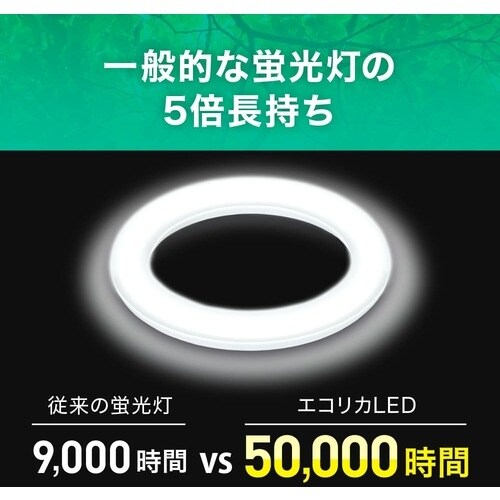 ecorica 工事不要 グロースタータ式専用丸形