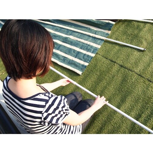 TASSCOM 洋風たてす4 3m ブラウン