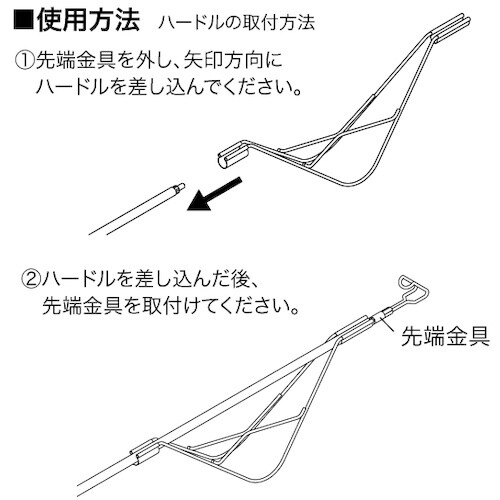 JEFCOM ケーブルフィッシャー用ハードル