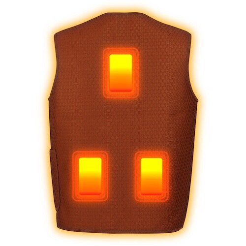 カジメイク ヒートソルジャーベスト ブラック L