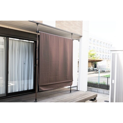 TASSCOM 物干し竿付きオーニング 3m ブラ