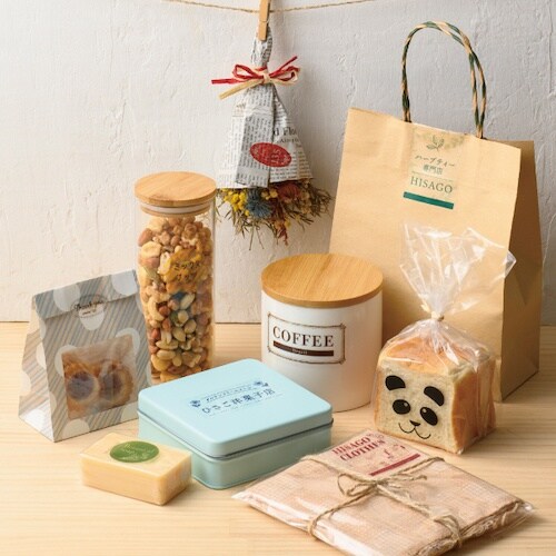 HISAGO 透明ラベルA4 正方形12面 角丸