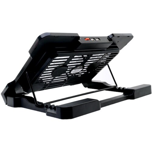 MCO 2ファンノートPC用スタンド キャスター