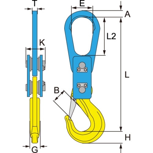 MARTEC 絶縁フック MI−3 スリングフック