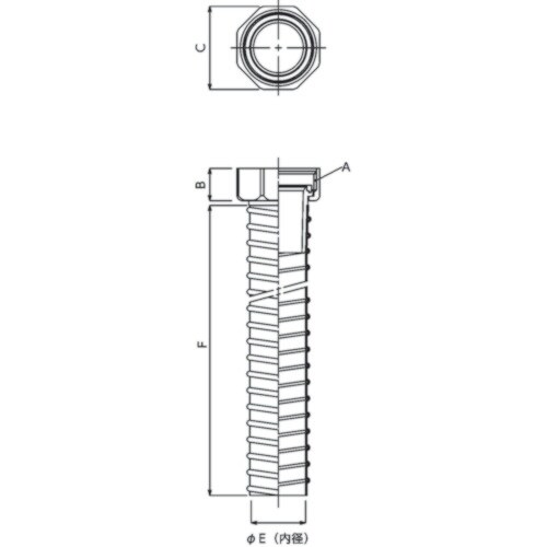 SUGICO 40A用ジャバラホース 普通ネジ