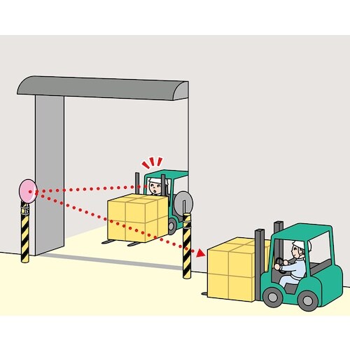 Komy フォーク出口ミラー<ガードポール用>33