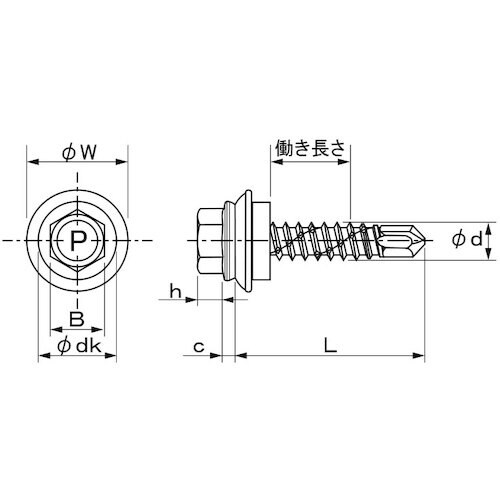PIAS ピアスビス シールHEX 5 X 35