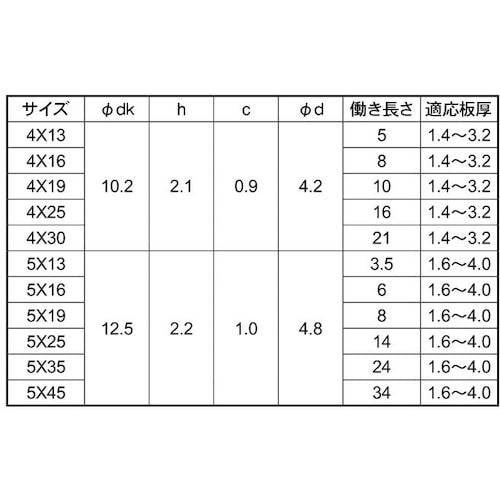 PIAS ピアスビス パンワッシャー 4 X 13