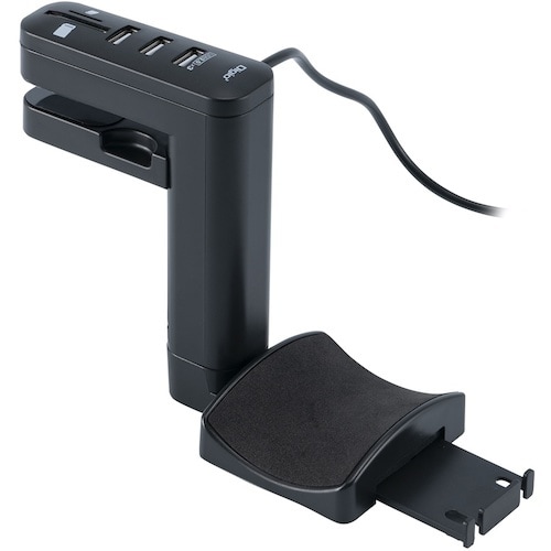 ナカバヤシ USBハブ+カードリーダー付きヘッドホ