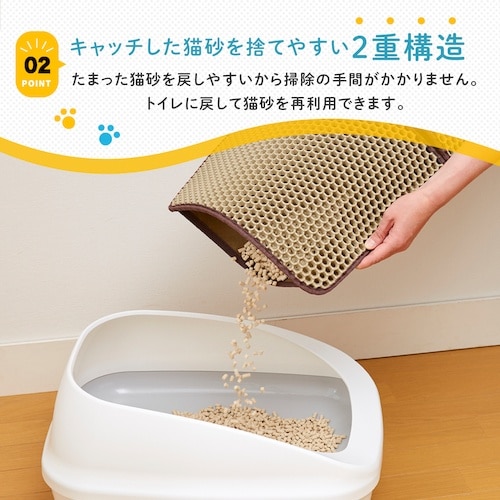 アイメディア 猫砂飛び散り防止マット