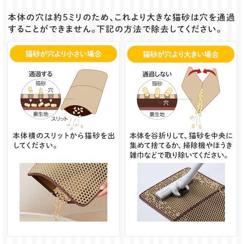 アイメディア 猫砂飛び散り防止マット