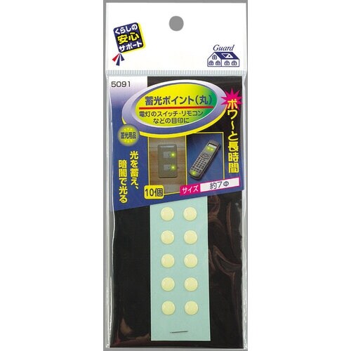 MYST 蓄光ポイント(丸)