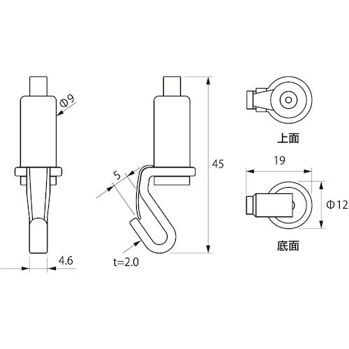 福井金属工芸 パワーセフティミニワイヤー自在 径1