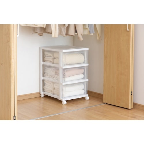 IRIS 288060 クローゼットチェスト ホワ