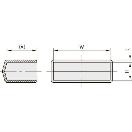 IWATA 保護キャップ フラットバー用 (10個