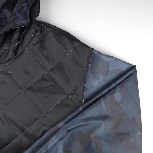 カジメイク プリントセミキルトヤッケNX ネイビー