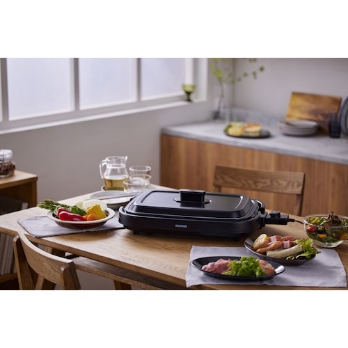 IRIS 296640 網焼きホットプレート 3枚