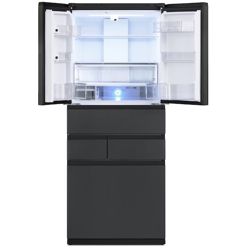 IRIS 103249 大型冷蔵庫 453L ブラ