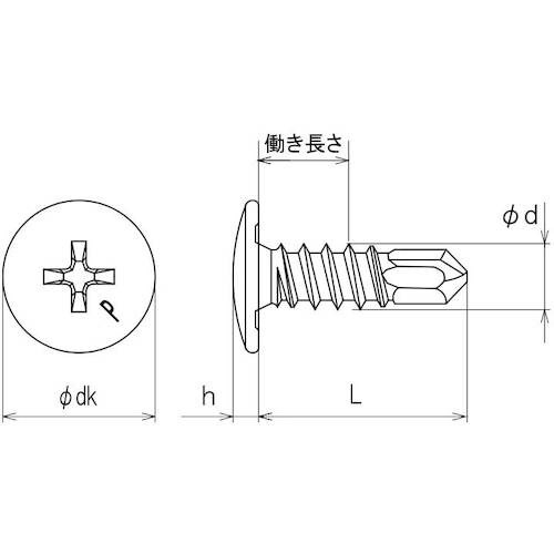 PIAS ピアスビス SUS410 ウスト 5X1