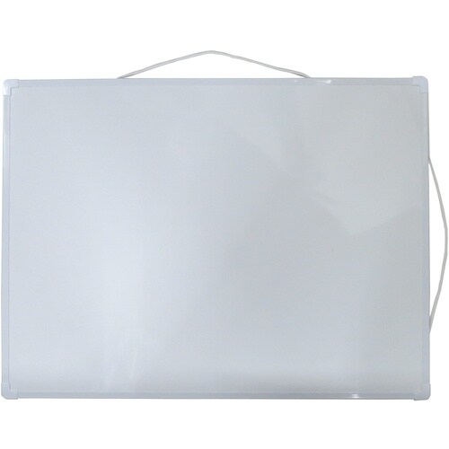 サンケー 樹脂枠ホワイトボード 無地 600X45