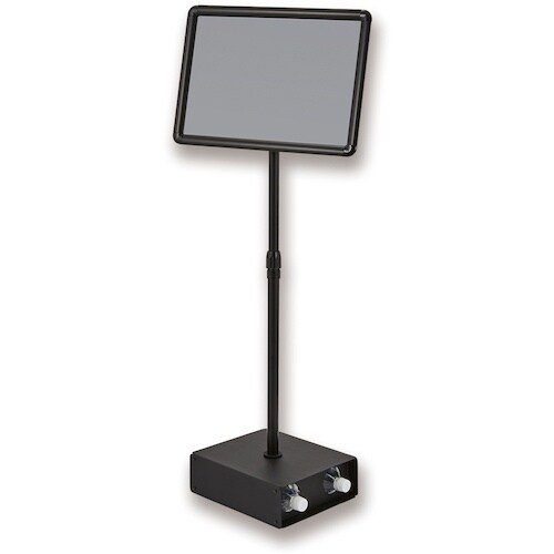 ASKA 転倒防止アルミ枠ポスタースタンド A3