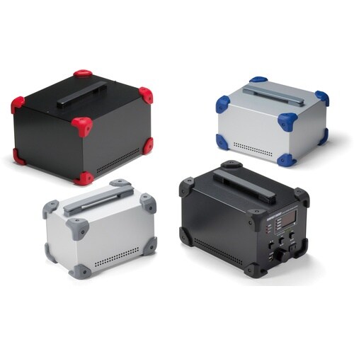 タカチ コーナーガード付ケース ブラック