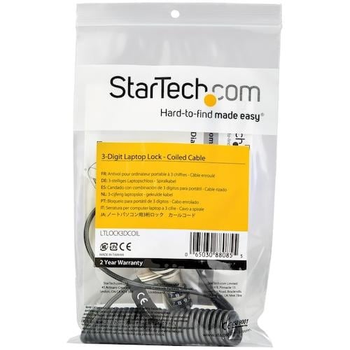 StarTech セキュリティワイヤーロック/ノー