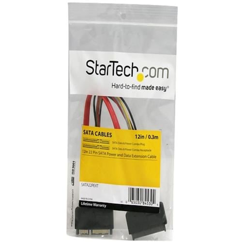 StarTech SATAケーブル/30cm/電源