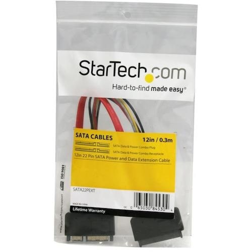 StarTech SATAケーブル/30cm/電源