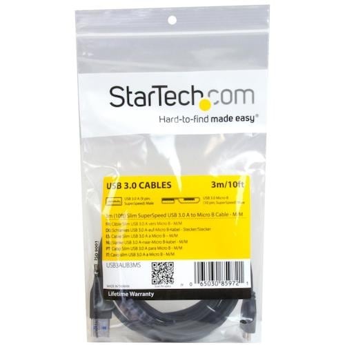 StarTech USB 3.0ケーブル/3m/T