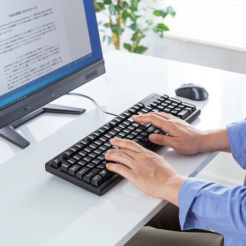 SANWA USBスリムキーボード