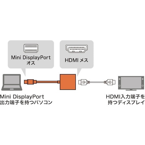 SANWA Mini DisplayPort−HD