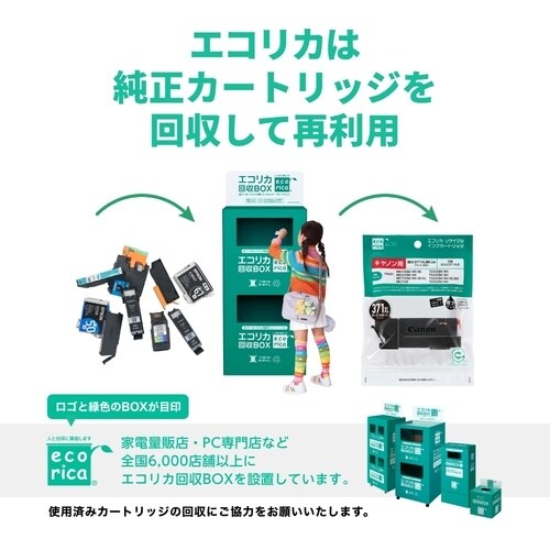 ecorica KUI−BK−L互換リサイクルイン