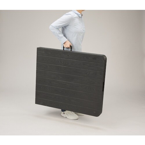 TASSCOM 木目調折り畳みテーブル 180cm