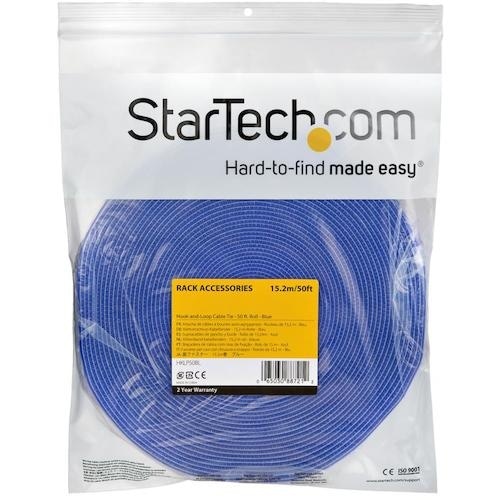 StarTech 面ファスナー/15.2m/ブルー