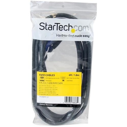StarTech KVMケーブル/1.8m/ユニバ